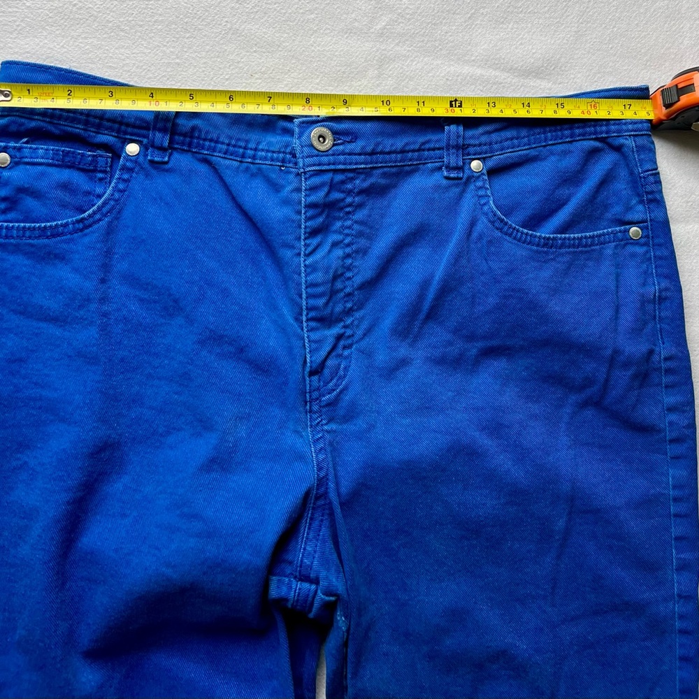 Charter club bright blue denim 16 petite pants - Picture 4 of 7